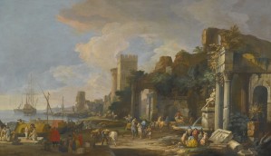 Capriccio View of a Mediterranean Port